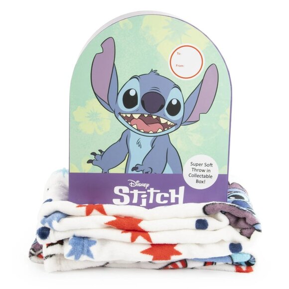 Disney Lilo & Stitch Gift Box Throw Set - Picture 2 of 11